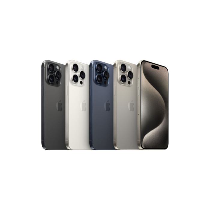 Мобільний телефон Apple iPhone 15 Pro 128Gb Natural Titanium (REF A+) BREEZY (2QMTUX3)