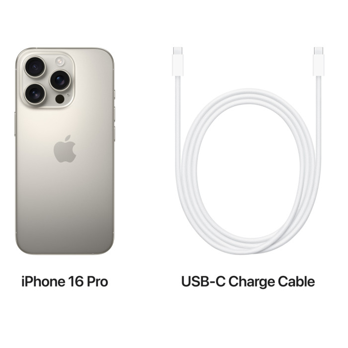 Мобільний телефон Apple iPhone 16 Pro 256GB Natural Titanium (REF A+) BREEZY (2QMYNL3)