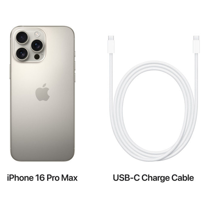 Мобільний телефон Apple iPhone 16 Pro Max 256GB Natural Titanium (REF A+) BREEZY (2QMYWY3)