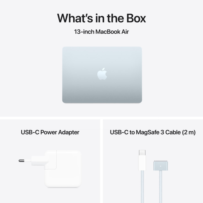 Ноутбук Apple MacBook Air 15 M4 A3241 Sky Blue (MC7A4UA/A)