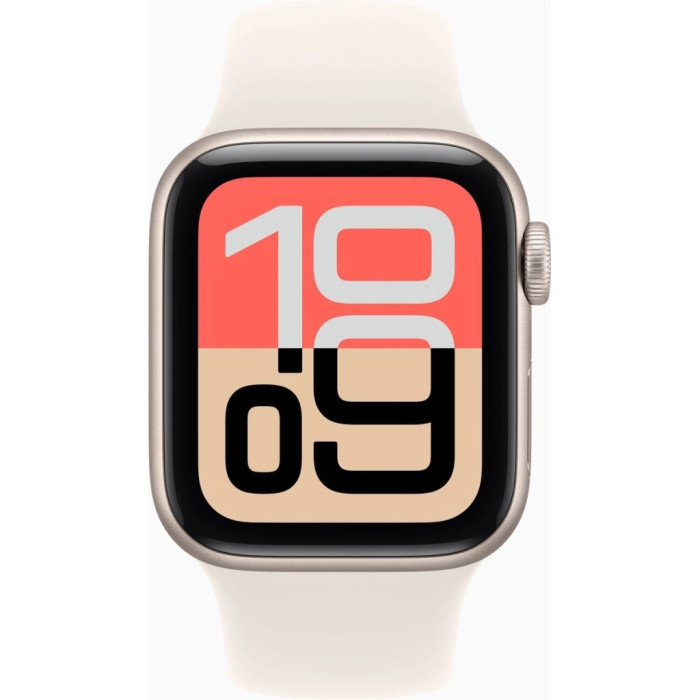 Смарт-годинник Apple Watch SE 3 GPS 40mm Starlight Aluminium Case with Starlight Sport Band - S/M (MEH34RK/A)