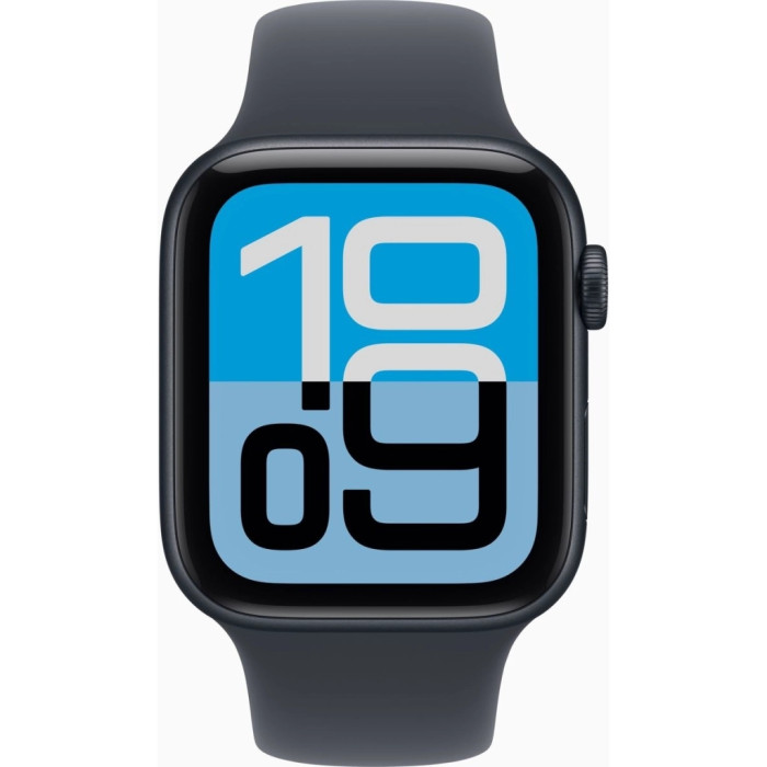 Смарт-годинник Apple Watch SE 3 GPS + Cellular 44mm Midnight Aluminium Case with Midnight Sport Band - S/M (MEPH4RK/A)