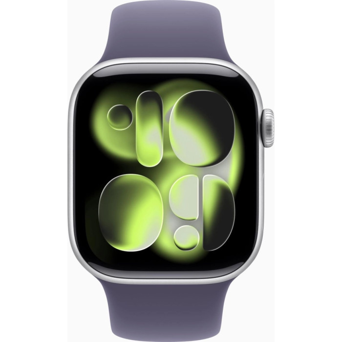 Смарт-годинник Apple Watch Series 11 GPS 42mm Silver Aluminium Case with Purple Fog Sport Band - M/L (MEU74RK/A)