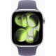 Смарт-годинник Apple Watch Series 11 GPS 46mm Silver Aluminium Case with Purple Fog Sport Band - M/L (MEVA4RK/A)