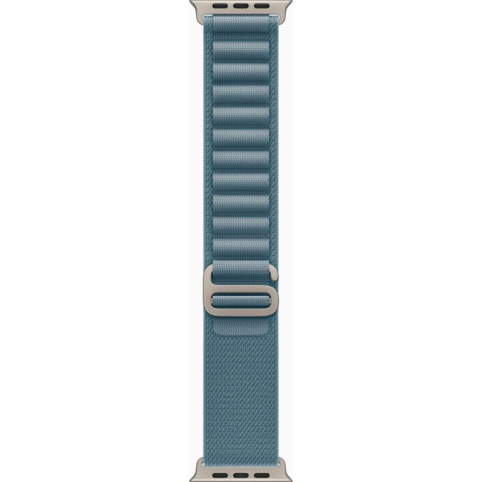 Смарт-годинник Apple Watch Ultra 3 GPS + Cellular 49mm Natural Titanium Case with Light Blue Alpine Loop - Medium (MEWM4QP/A)