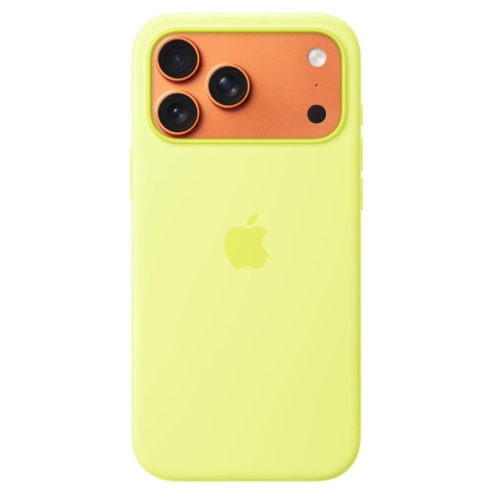 Чохол до мобільного телефона Apple iPhone 17 Pro Max Silicone with MagSafe - Neon Yellow Model A3560 (MGFM4ZM/A)