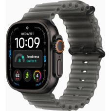 Смарт-годинник Apple Watch Ultra 4 GPS + Cellular 49mm Black Titanium Case with Translucent Black Ocean Band (MJAY4QI/A)