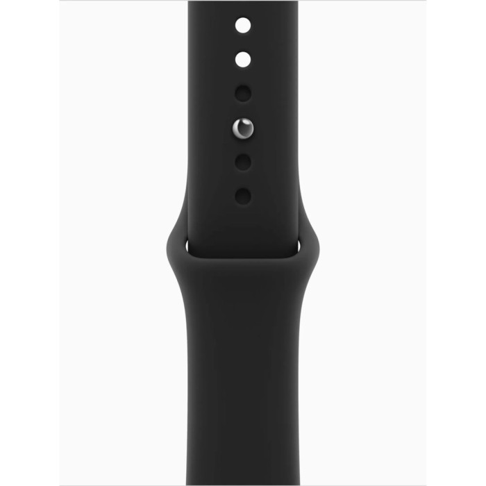 Смарт-годинник Apple Watch Series 12 GPS 42mm Black Aluminium Case with Black Sport Band - M/L (MJEC4RK/A)