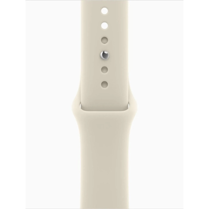 Смарт-годинник Apple Watch Series 12 GPS 42mm Light Gold Aluminium Case with Sand Sport Band - S/M (MJED4RK/A)