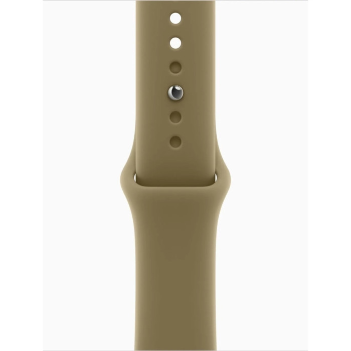 Смарт-годинник Apple Watch Series 12 GPS 46mm Dark Bronze Aluminium Case with Olive Sport Band - S/M (MJEQ4RK/A)