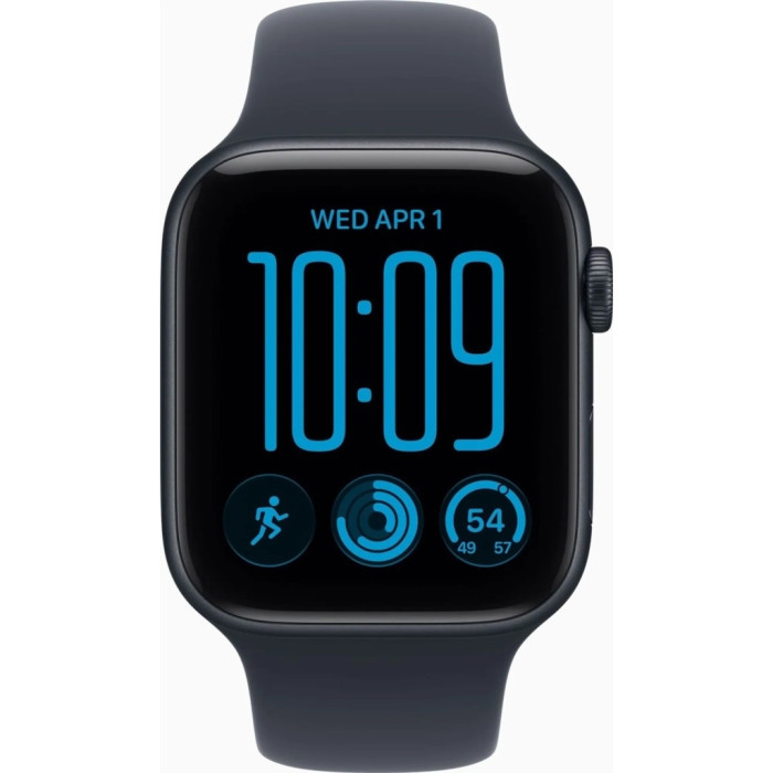 Смарт-годинник Apple Watch SE 3 2026 GPS 44mm Midnight Aluminium Case with Navy Blue Sport Band - M/L (MJL94RK/A)