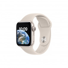 Смарт-годинник Apple Watch SE 2022 GPS 40mm Starlight Aluminium Case with Starlight Sport Band - Regular (MNJP3UL/A)