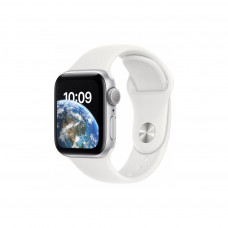 Смарт-годинник Apple Watch SE 2022 GPS 40mm Silver Aluminium Case with White Sport Band - Regular (MNJV3UL/A)