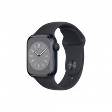 Смарт-годинник Apple Watch Series 8 GPS 41mm Midnight Aluminium Case with Midnight Sport Band - Regular (MNP53UL/A)