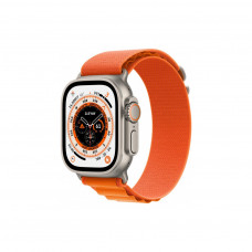 Смарт-годинник Apple Watch Ultra GPS + Cellular, 49mm Titanium Case with Orange Alpine Loop -Medium (MQFL3UL/A)