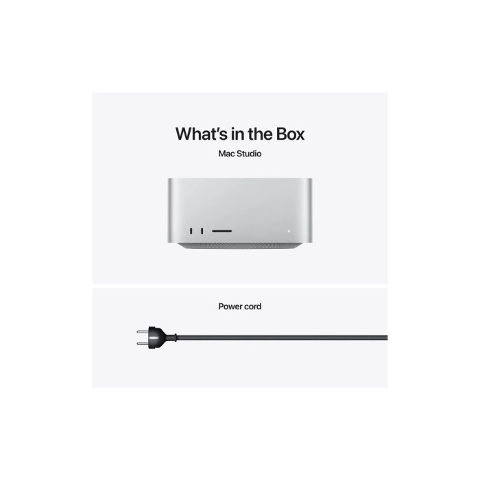 Комп'ютер Apple A3143 Mac Studio / M4 Max chip with 14core CPU, 32core GPU, 36, 512 (MU963UA/A)