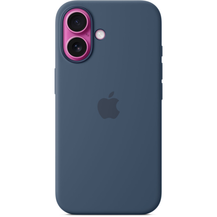 Чохол до мобільного телефона Apple iPhone16 Silicone Case with MagSafe - Denim (MYY23ZM/A)