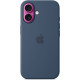 Чохол до мобільного телефона Apple iPhone16 Silicone Case with MagSafe - Denim (MYY23ZM/A)