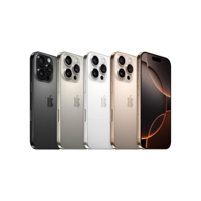 Мобільний телефон Apple iPhone 16 Pro 256Gb eSim Desert Titanium (Grade B) USED (iP16Pr2eDeT_B)