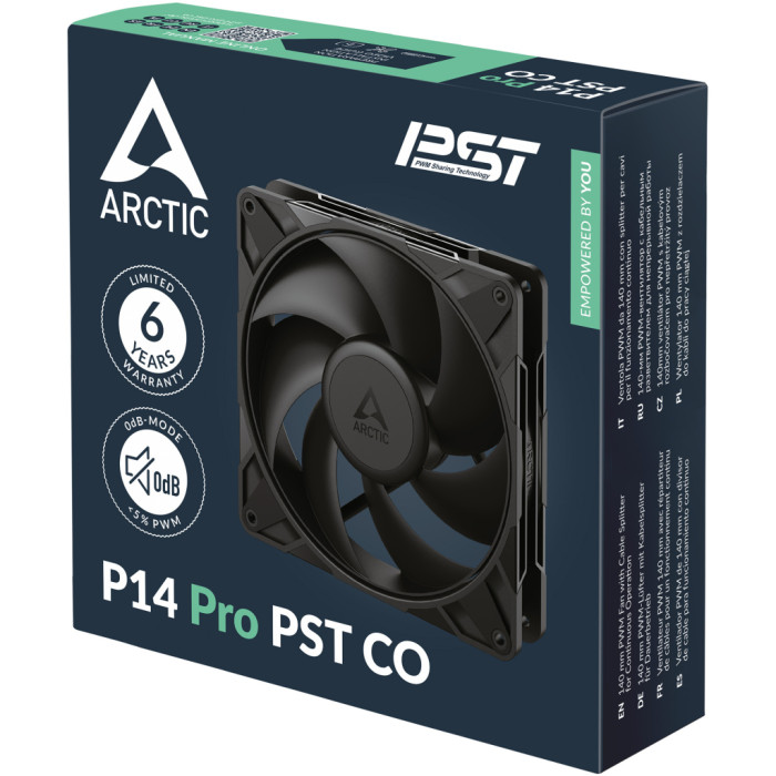 Кулер до корпусу Arctic P14 PRO PST CO (ACFAN00316A)