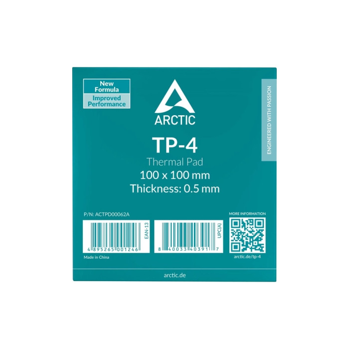 Термопрокладка Arctic 100X100X0.5 (ACTPD00062A)