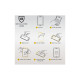Скло захисне Armorstandart 3D PREMIUM Apple iPhone SE New/8/7 White (ARM49390)