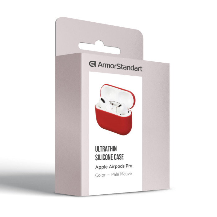 Чохол для навушників Armorstandart Ultrathin Silicone Case для Apple AirPods Pro Pale Mauve (ARM55954)