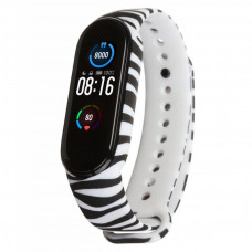 Ремінець до фітнес браслета Armorstandart для Xiaomi Mi Band 5 Zebra (ARM57011)