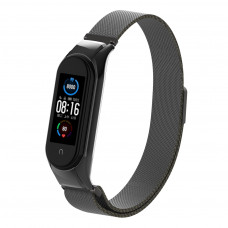 Ремінець до фітнес браслета Armorstandart Milanese Magnetic Band 503 для Xiaomi Mi Band 6/5 Black (ARM57181)