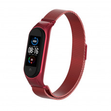 Ремінець до фітнес браслета Armorstandart Milanese Magnetic Band 503 для Xiaomi Mi Band 6/5 Red (ARM57182)