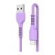 Дата кабель USB-C to USB-C 1.0m AR88 2.4A Purple Armorstandart (ARM60007)