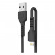 Дата кабель USB 2.0 AM to Lightning 1.0m AR88 2.4A black Armorstandart (ARM60009)