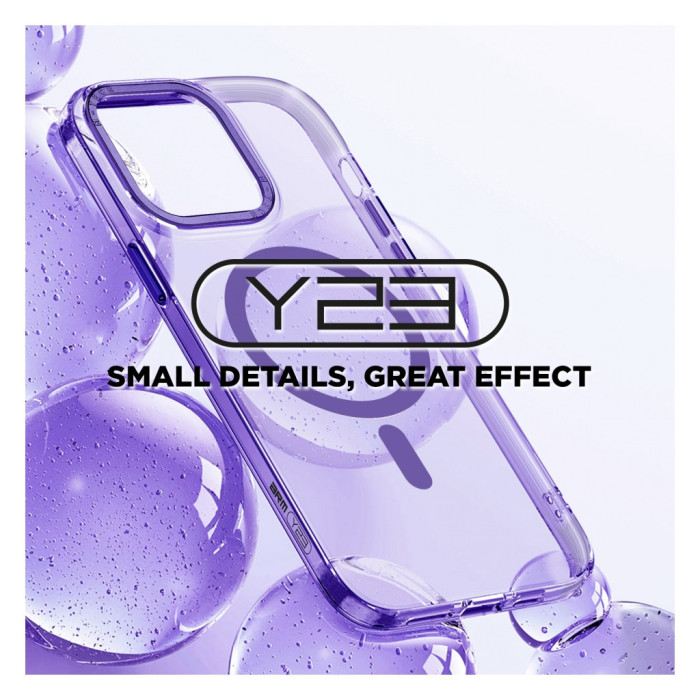 Чохол до мобільного телефона Armorstandart Y23 MagSafe Apple iPhone 15 Plus Transparent Purple (ARM68337)