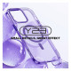 Чохол до мобільного телефона Armorstandart Y23 MagSafe Apple iPhone 15 Plus Transparent Purple (ARM68337)