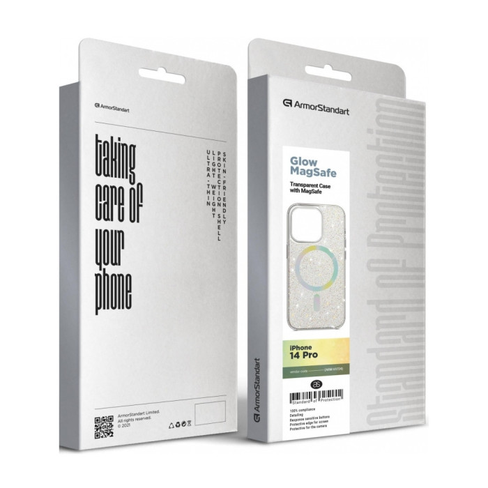 Чохол до мобільного телефона Armorstandart Glow Magsafe Apple iPhone 14 Pro Transparent (ARM69724)