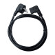 Кабель живлення C13 1.8m 90° corner black Armorstandart (ARM73124)