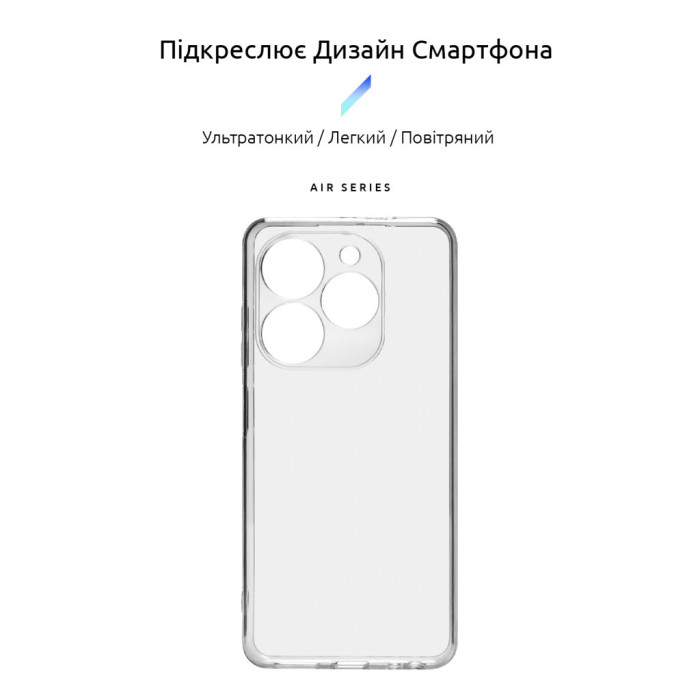 Чохол до мобільного телефона Armorstandart Air Tecno Spark Go 2024 (BG6) Camera cover Clear (ARM73593)