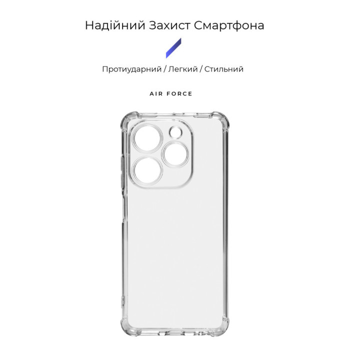 Чохол до мобільного телефона Armorstandart Air Force Tecno Spark Go 2024 (BG6) Camera cover Transparent (ARM73806)