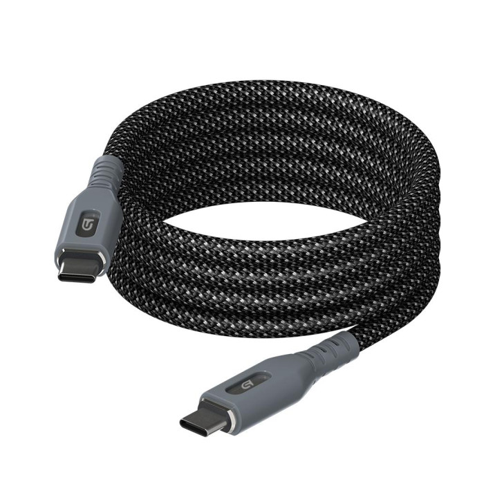 Дата кабель USB-C to USB-C 1.0m Magnetic 60W Black Armorstandart (ARM75513)