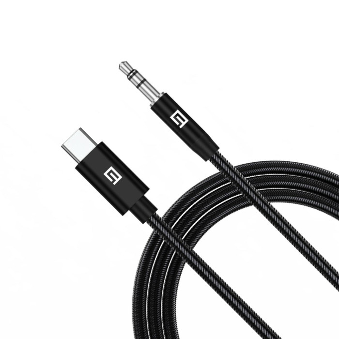 Кабель мультимедійний USB-C to 3.5mm M 1.0m black Armorstandart (ARM76888)