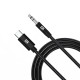 Кабель мультимедійний USB-C to 3.5mm M 1.0m black Armorstandart (ARM76888)