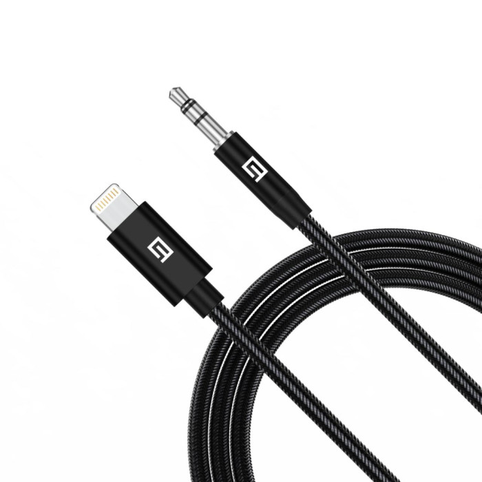 Кабель мультимедійний Lightning to 3.5mm M 1.0m black Armorstandart (ARM76889)