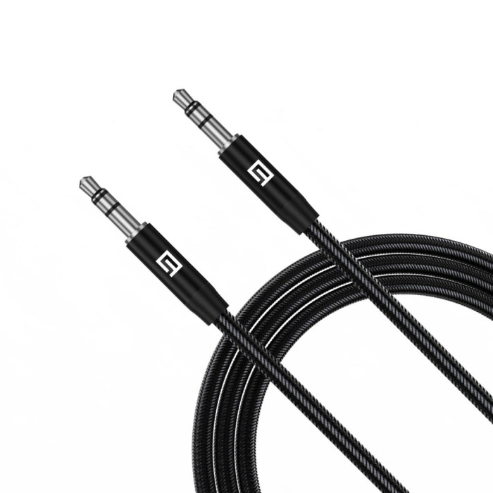 Кабель мультимедійний 3.5mm M to 3.5mm M 1.0m Black Armorstandart (ARM76890)