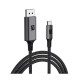Кабель мультимедійний USB-C to DisplayPort M 2.0m 4K60Hz black Armorstandart (ARM76892)