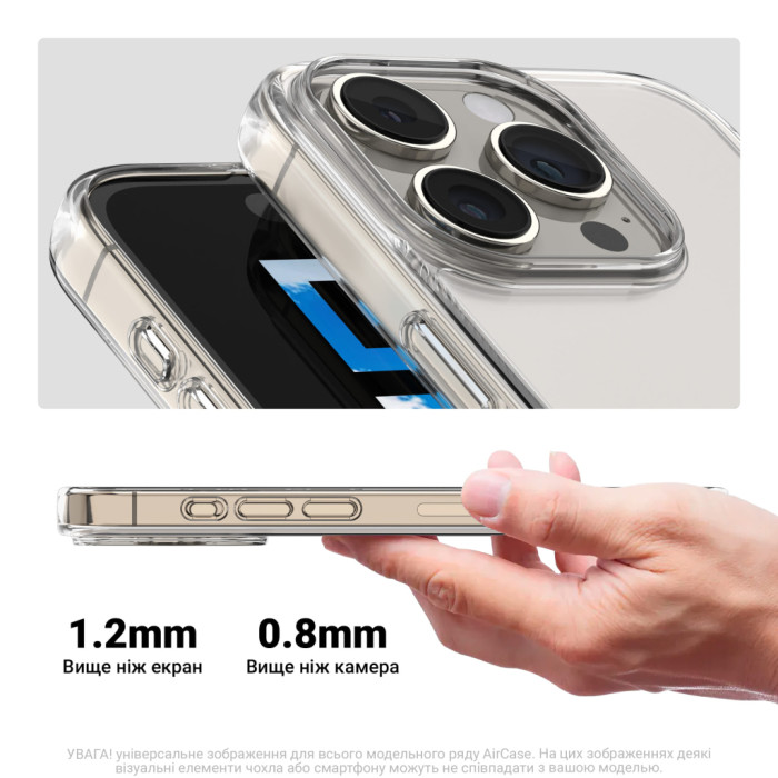 Чохол до мобільного телефона Armorstandart Air OPPO Reno12 Pro Clear (ARM78016)