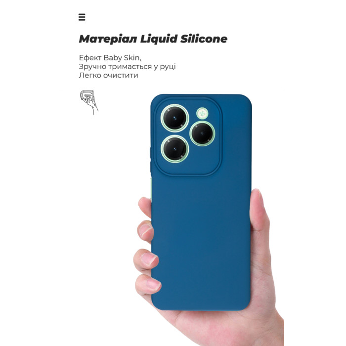 Чохол до мобільного телефона Armorstandart ICON Infinix Hot 40 Camera cover Dark Blue (ARM79056)