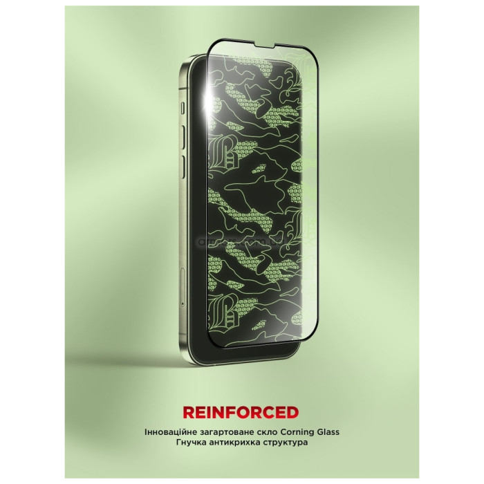 Скло захисне Armorstandart Icon Apple iPhone 16e / 14 / 13 / 13 Pro Black (ARM79553)