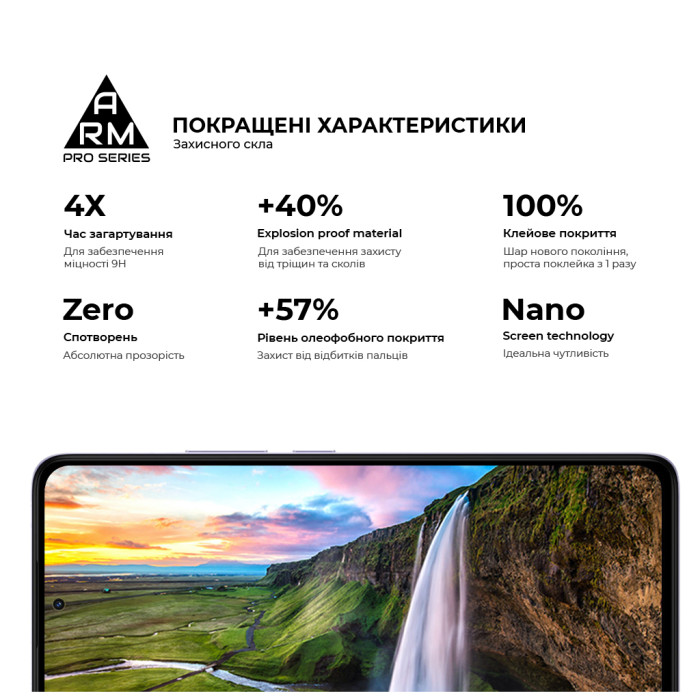 Скло захисне Armorstandart Pro Xiaomi Redmi Note 14 4G Black (ARM79679)
