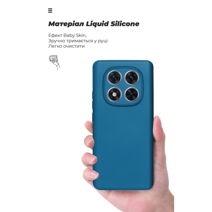 Чохол до мобільного телефона Armorstandart ICON Xiaomi Redmi Note 14 Pro 5G / Poco X7 Camera cover Dark Blue (ARM79828)