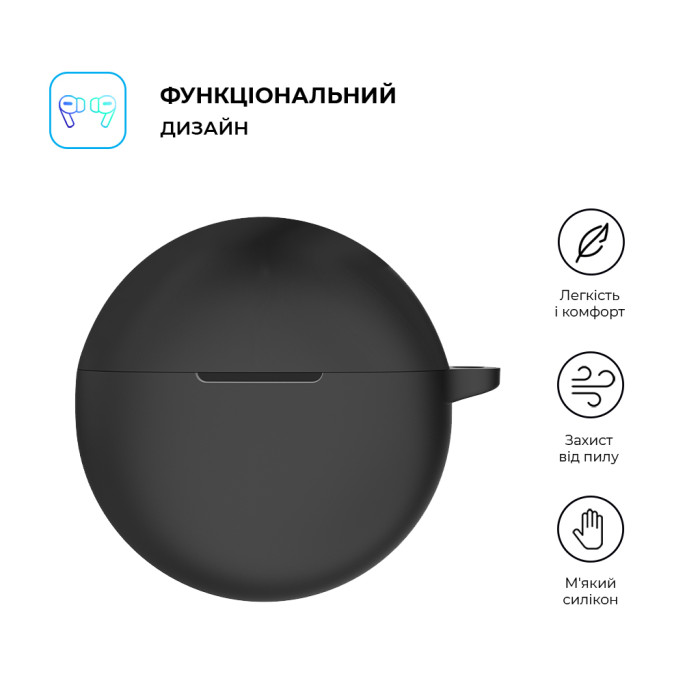 Чохол для навушників Armorstandart Hang Case для OPPO Enco Air2i/Air3i Black (ARM79943)